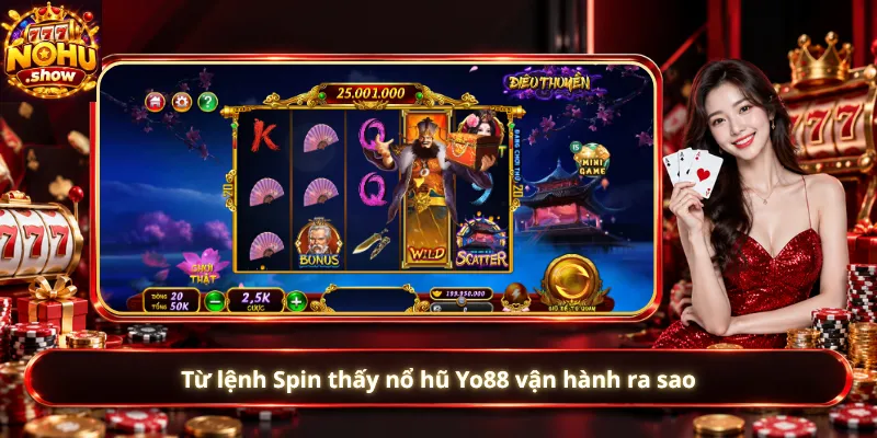 Từ lệnh Spin thấy nổ hũ Yo88 vận hành ra sao