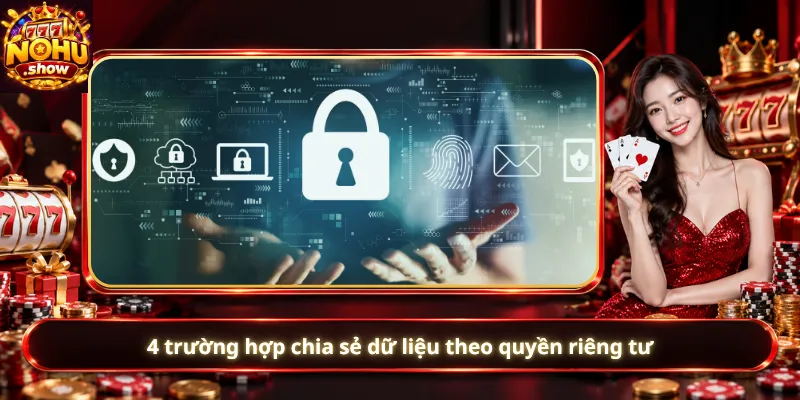 4 trường hợp chia sẻ dữ liệu theo quyền riêng tư